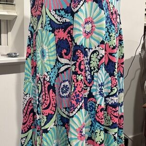 Talbots Pastel Patterned Maxi Dress